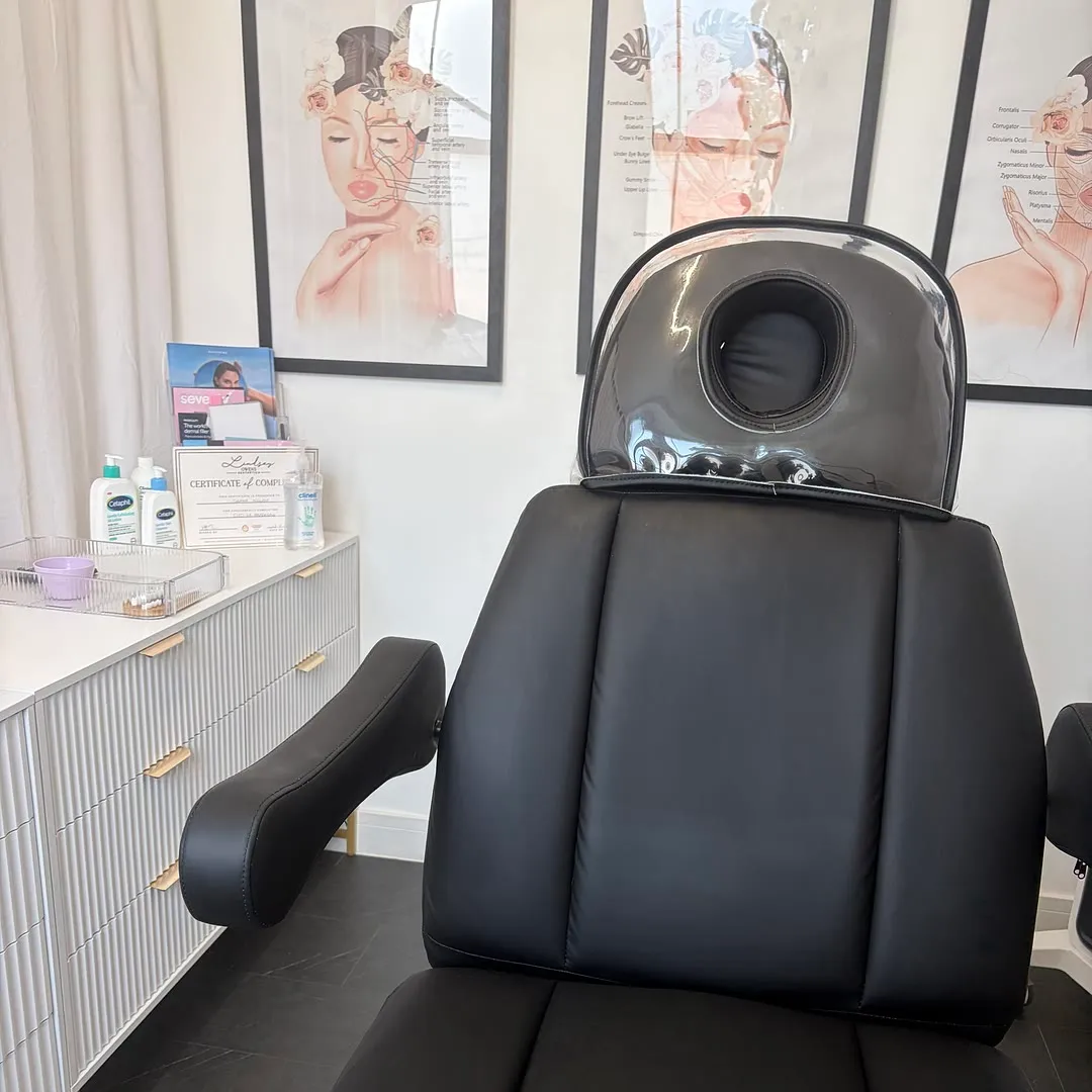The treatment room at Aesthetic Creations